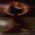 Naked woman with big sweaty