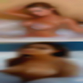 Nude woman have fun