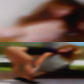 Looking girl threesome